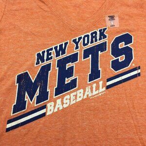 5th & Ocean Women's New York Mets MLB Baseball Orange T-shirt Size Medium